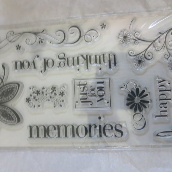 Rubber stamps and paper crimper hand held embossing craft tools. - Picture 5 of 6
